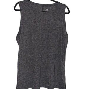 Tek Gear DryTek Sleeveless Gray Tank Top XL Lightweight Rayon/Polyester Fabric